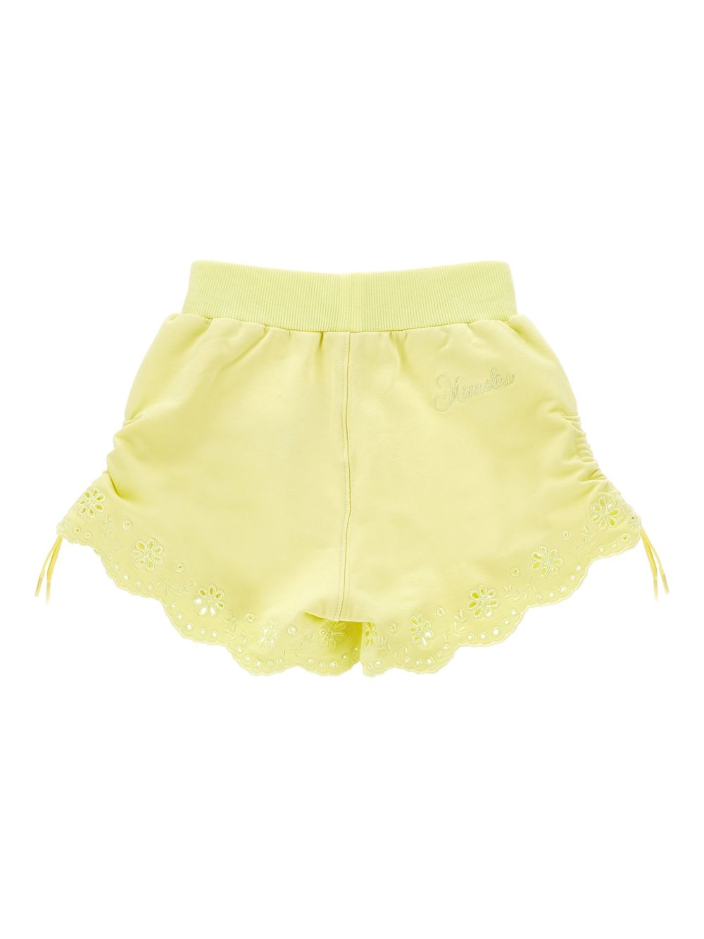 Shorts con ricamo sangallo 17G4017014 0014 MONNALISA KIDS 