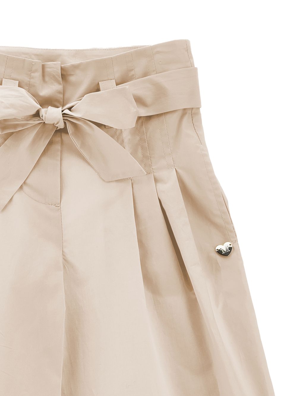 Pantaloni palazzo con cintura da annodare 17G4037116 0003 MONNALISA KIDS 