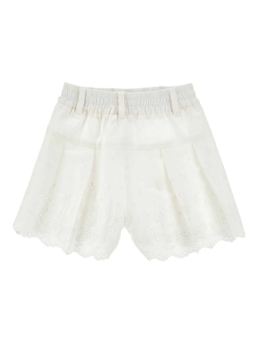 Shorts in pizzo con elastico in vita 17G4077043 0099 MONNALISA KIDS 