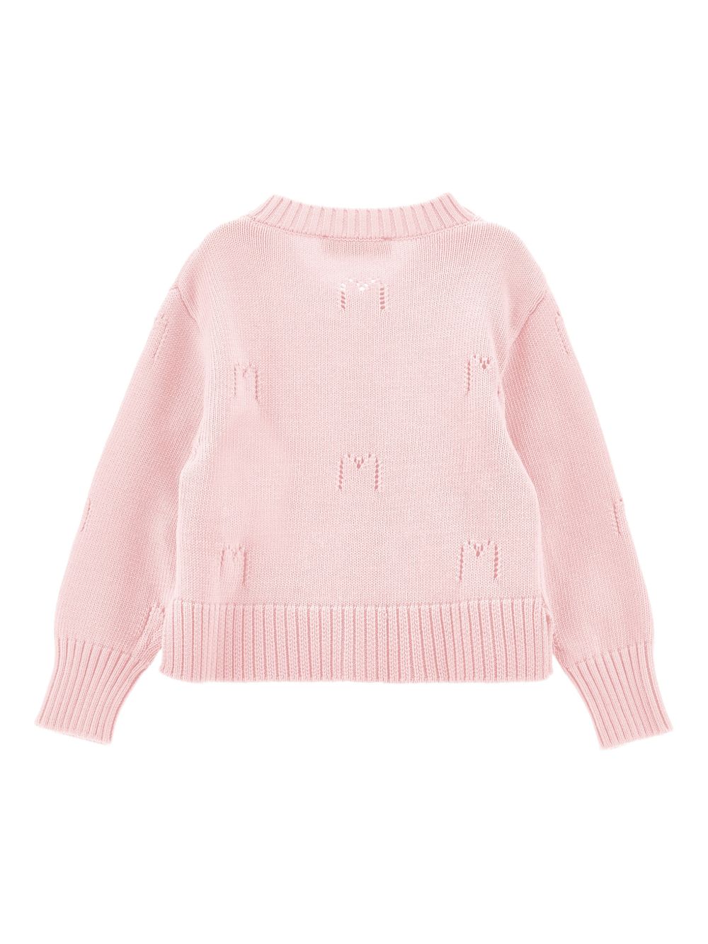Cardigan in maglia con fiocchetti 17G8017029 0091 MONNALISA KIDS 