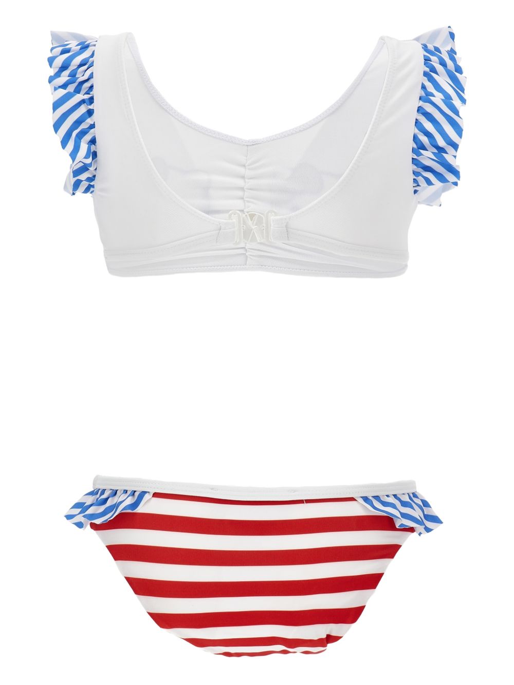 Costume bikini con stampa righe 19G0007050 4499 MONNALISA KIDS 