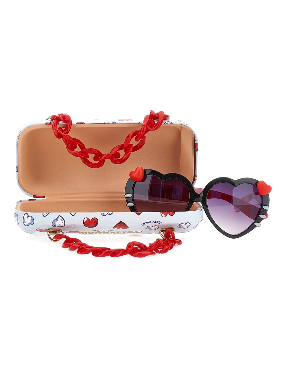 Occhiali da sole con custodia decorata 19G0217064 0084 MONNALISA KIDS 