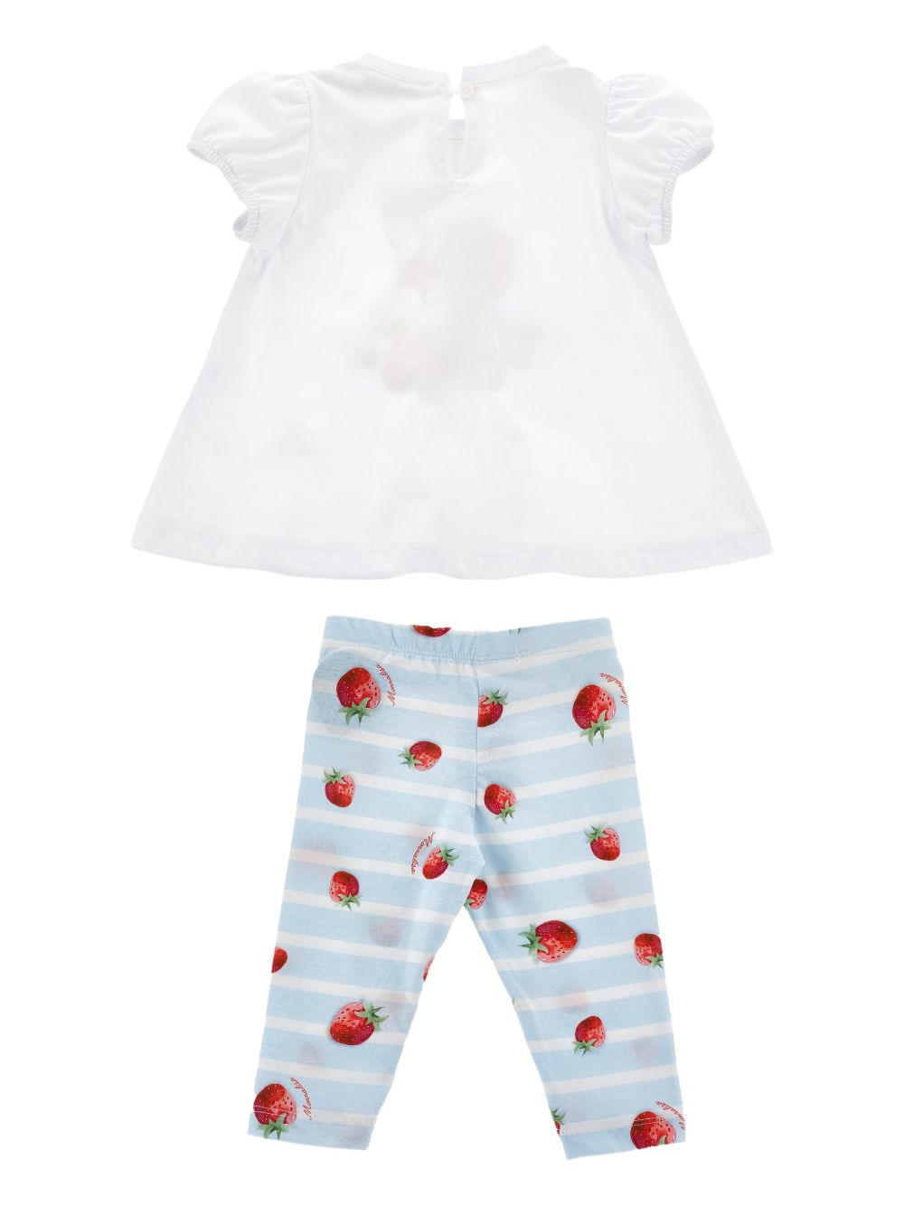 Completo t-shirt e leggings stampati 31G5047206 9952 MONNALISA KIDS 