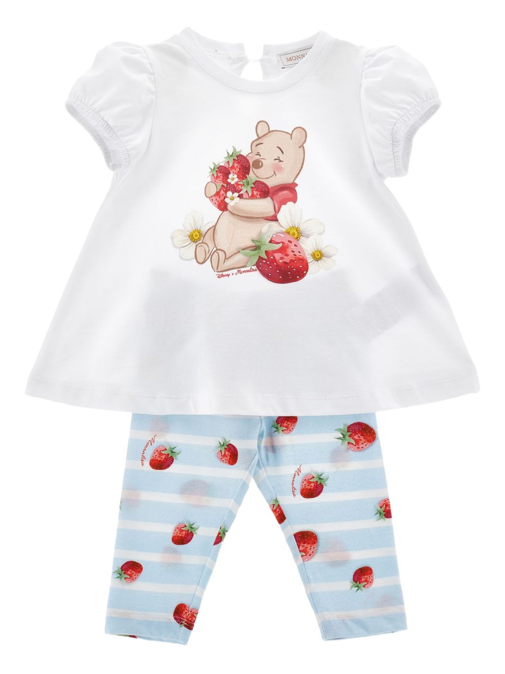 Completo t-shirt e leggings stampati 31G5047206 9952 MONNALISA KIDS 