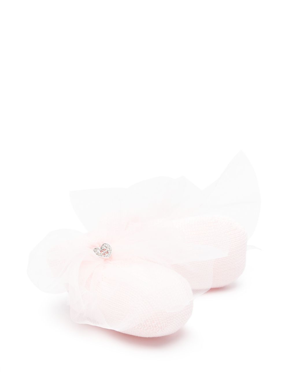 Tutina con tulle e applicazione 35G0047049 0091 MONNALISA KIDS 