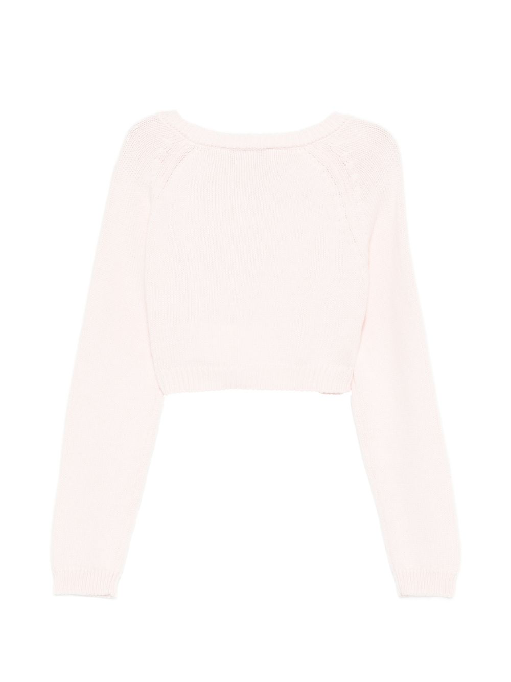 Cardigan in cotone con fiocco 73G8007036 0091 MONNALISA KIDS 