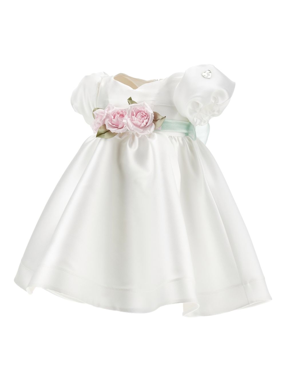 Abito con cintura floreale 73G9037302 0120 MONNALISA KIDS 