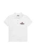 Polo in cotone con logo