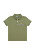 Polo in pique con logo
