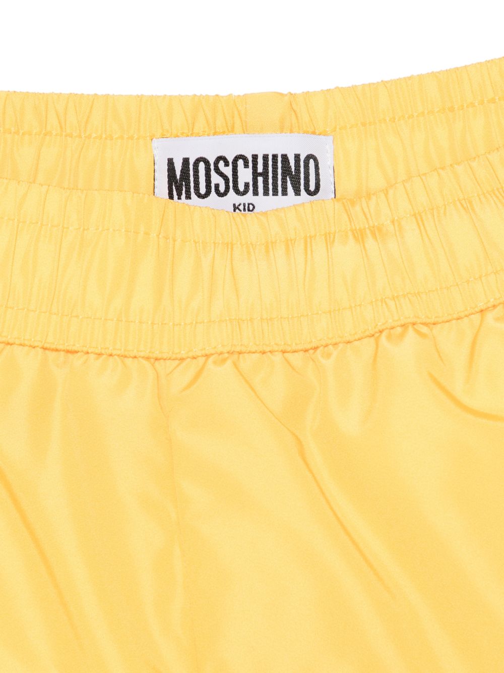 Bermuda da nuoto con logo applicato HUL01LLKA02 50577 MOSCHINO KIDS 