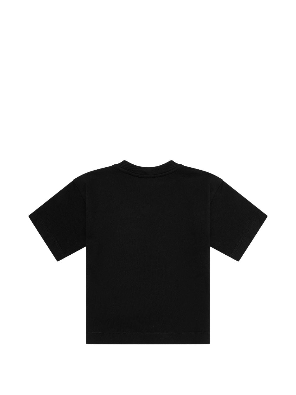 T-shirt in cotone con taschino HUM05MLAA01 60100 MOSCHINO KIDS 