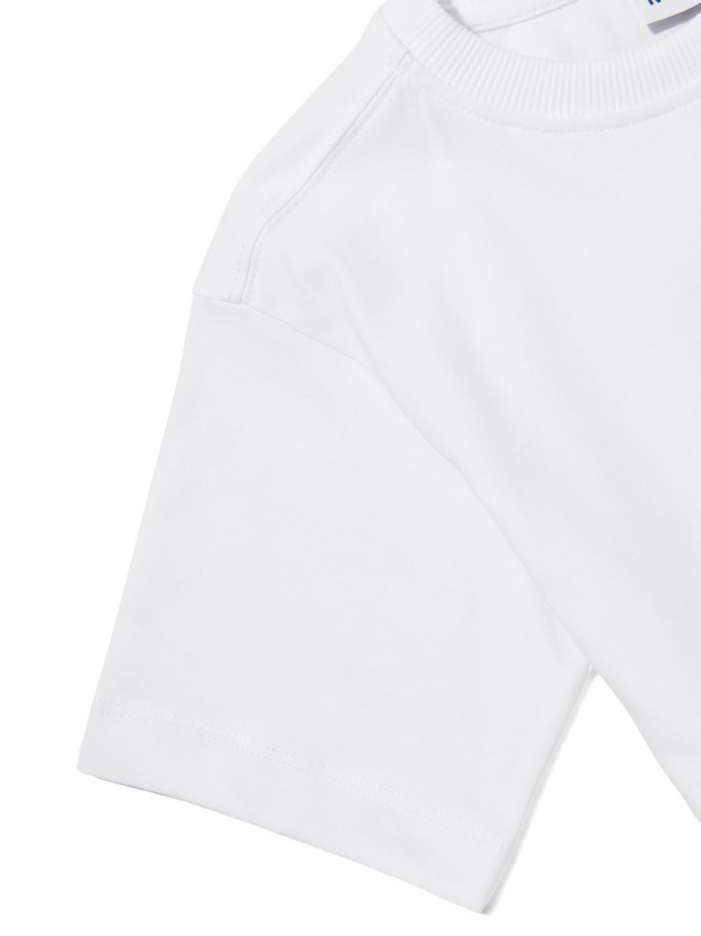 T-shirt con stampa orsetti HUM05PLAA23 10101 MOSCHINO KIDS 
