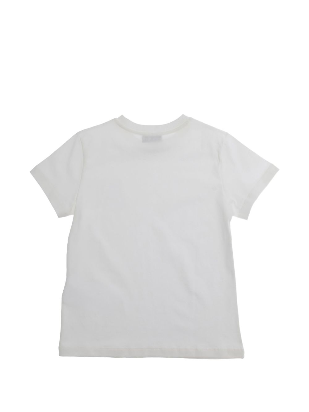 T-shirt con logo orsetto HUM05TLAA02 10063 MOSCHINO KIDS 