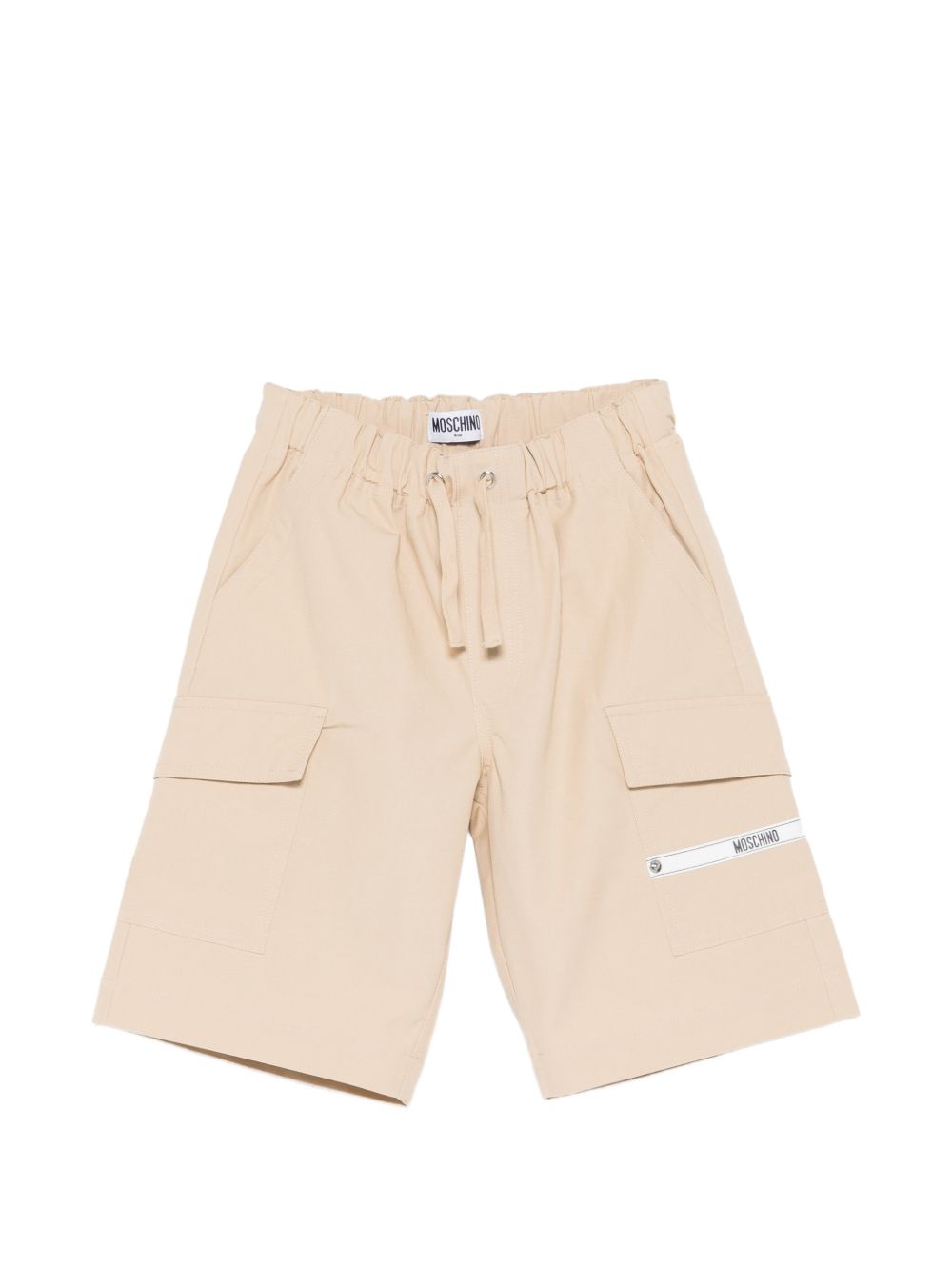 Bermuda cargo con coulisse HUQ02ILLA14 20829 MOSCHINO KIDS 