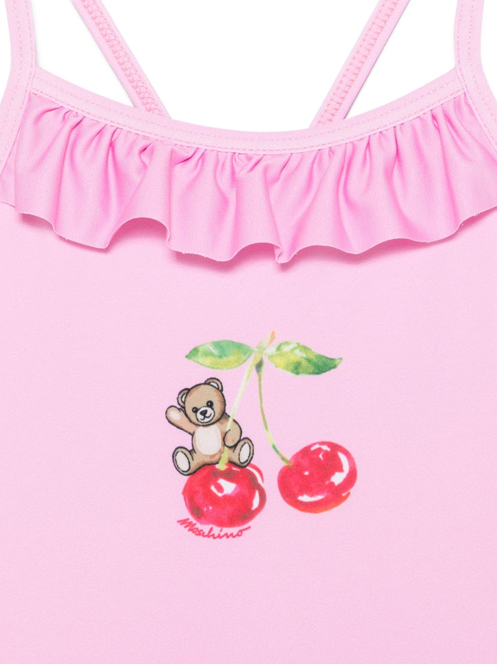 Costume intero con volant MBL00GLKA11 51473 MOSCHINO KIDS 