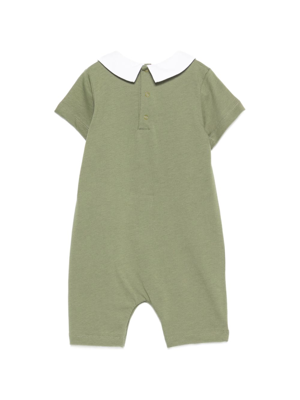 Pagliaccetto con colletto a contrasto MNY03YLAA03 30037 MOSCHINO KIDS 