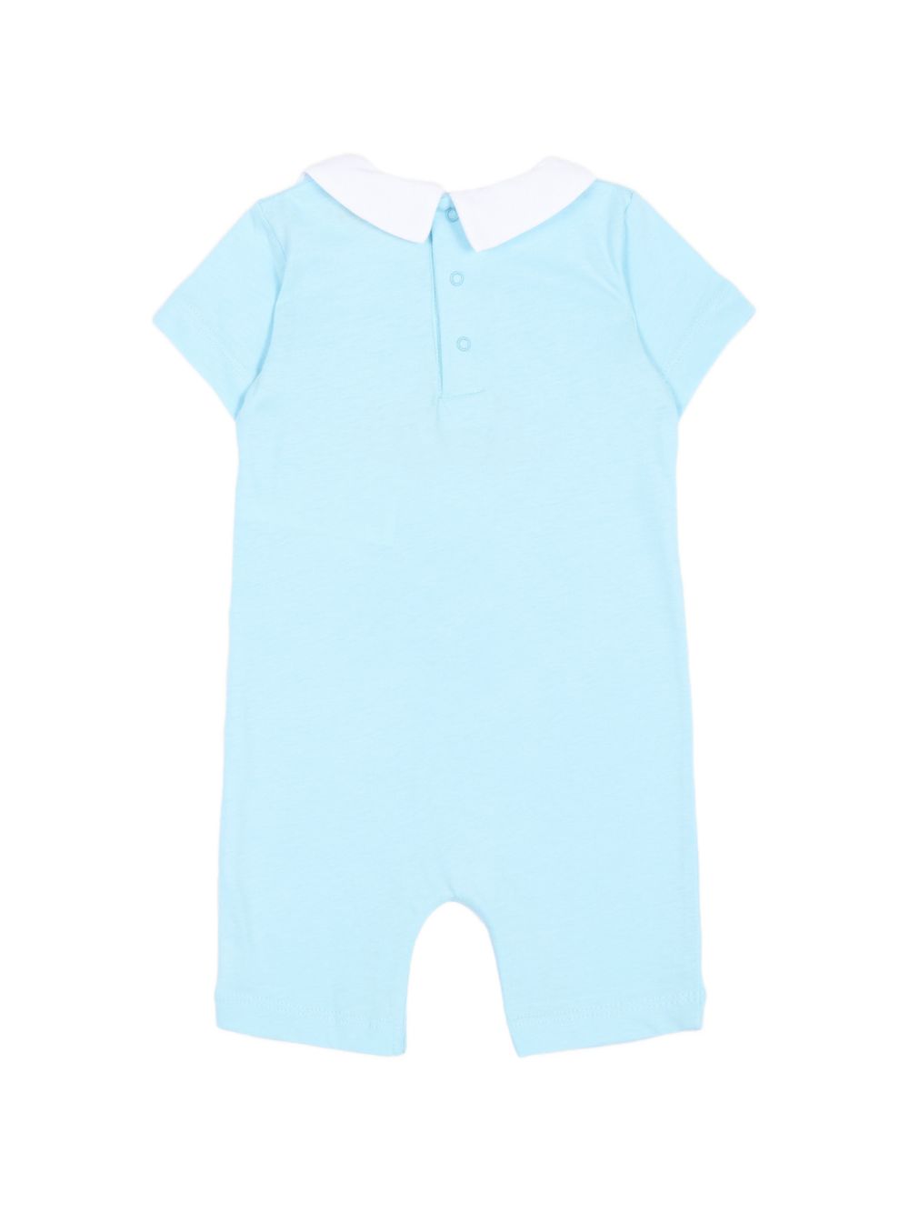 Tutina con colletto e stampa orsetto MNY03YLAA03 40304 MOSCHINO KIDS 