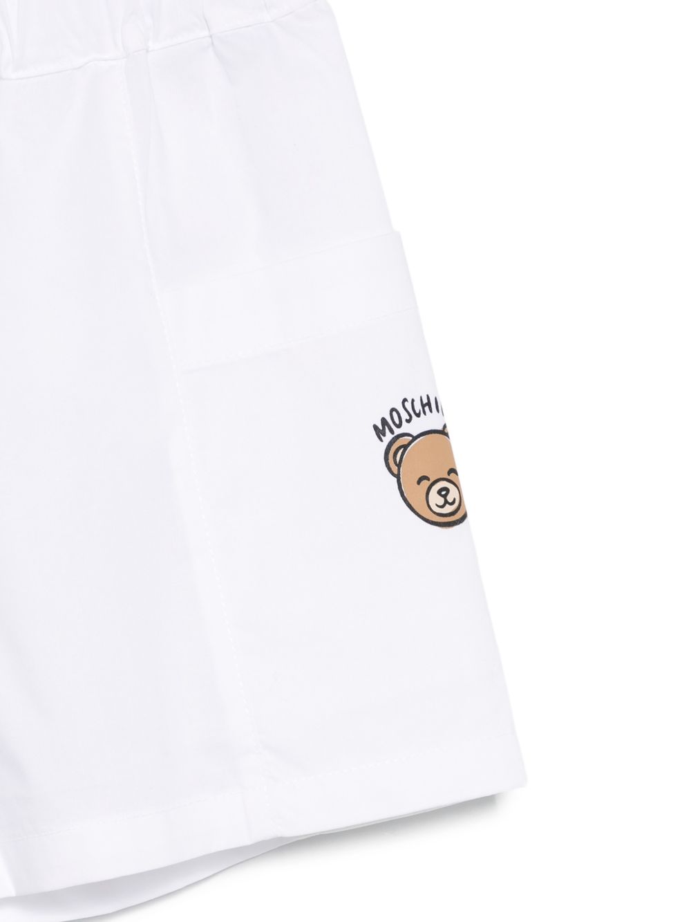 T-shirt con stampa orsetti colorati MUG01VLLA15 83680 MOSCHINO KIDS 