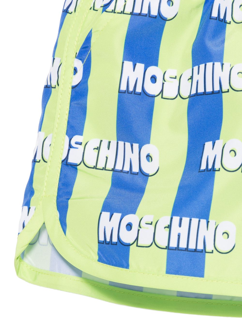 Boxer da bagno con stampa logo MUL00BLKA02 83676 MOSCHINO KIDS 