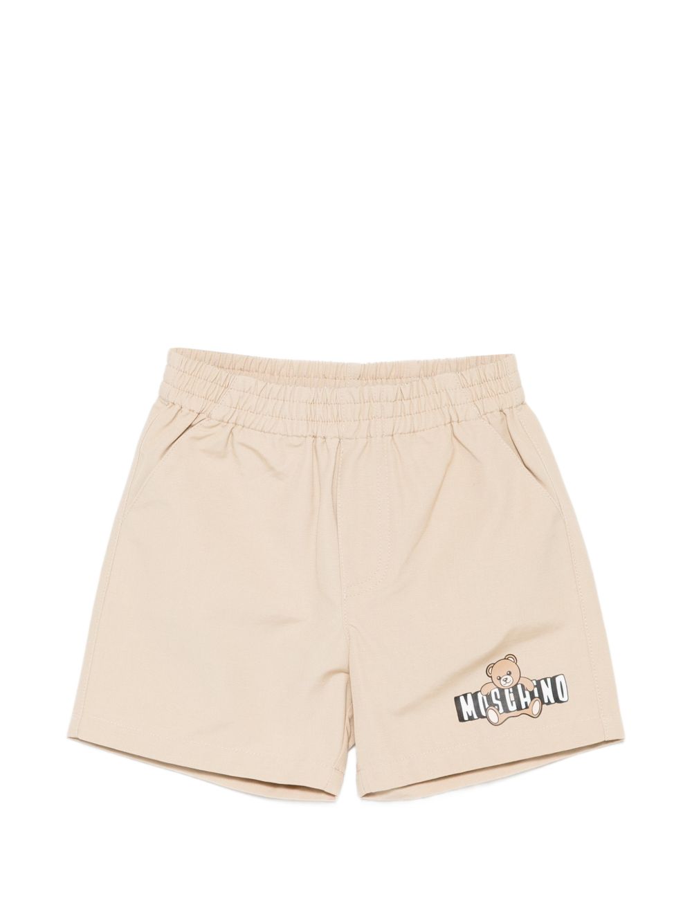 Shorts con stampa frontale MUQ01NLLA14 20829 MOSCHINO KIDS 
