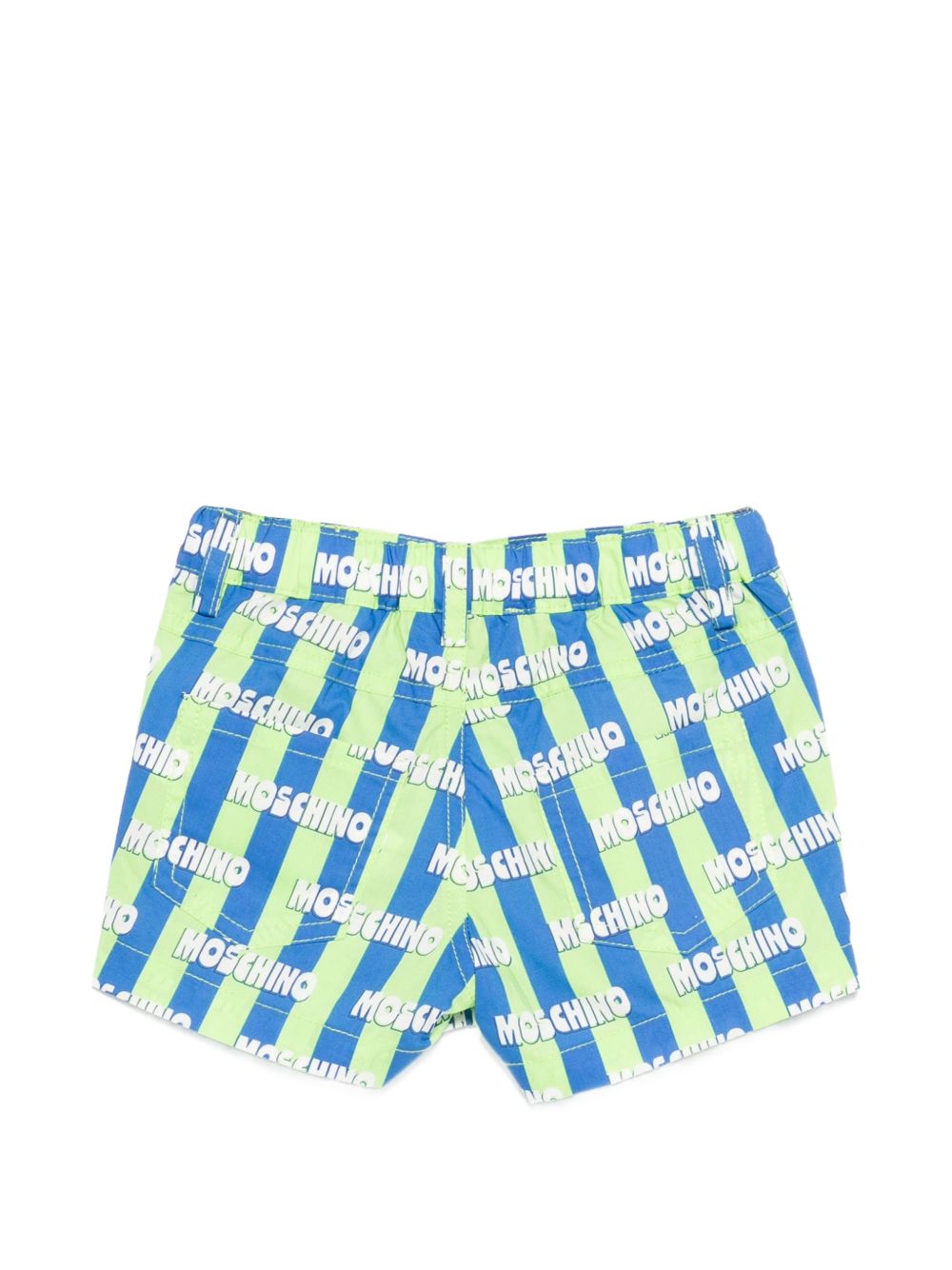 Shorts con stampa all-over MUQ01SLLB59 83676 MOSCHINO KIDS 