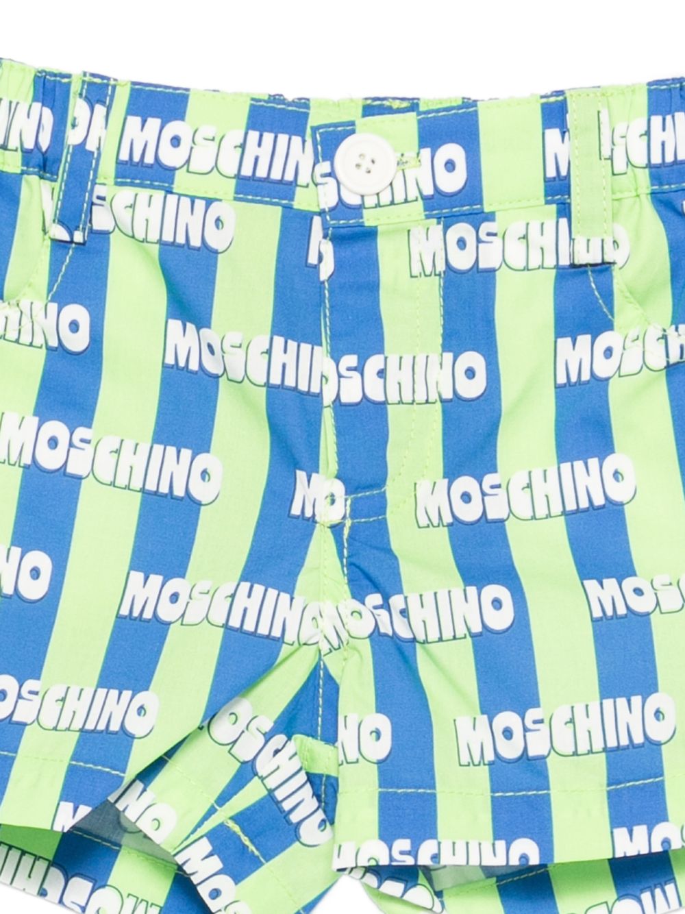 Shorts con stampa all-over MUQ01SLLB59 83676 MOSCHINO KIDS 