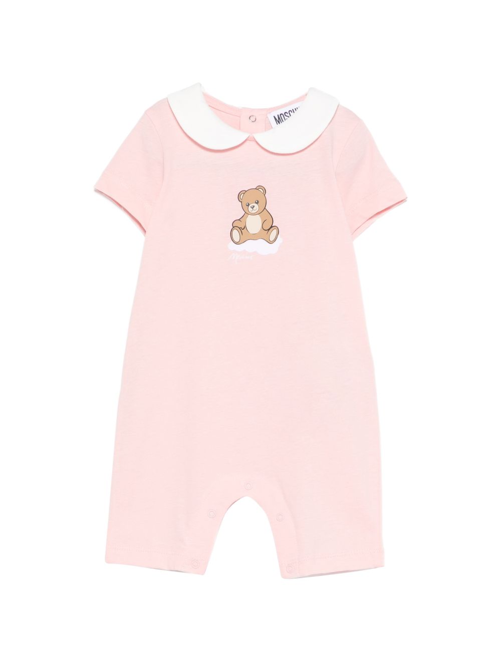 Tutina cipria con colletto MUT04NLAA03 50209 MOSCHINO KIDS 