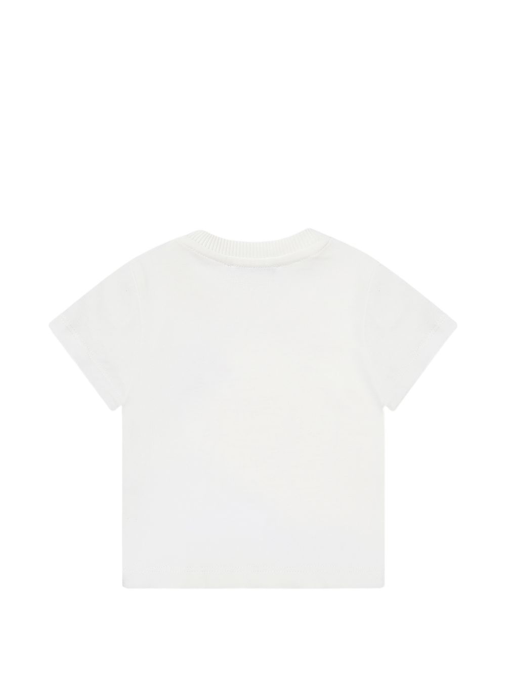 T-shirt in cotone con stampa MZM047LAA01 10063 MOSCHINO KIDS 