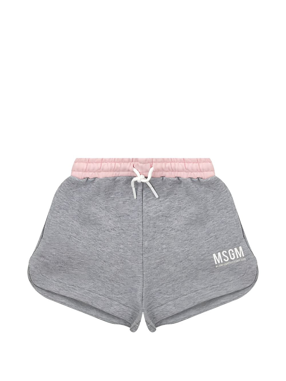 Shorts sportivi con banda a contrasto S6MSJGSH021 27102 MSGM KIDS 