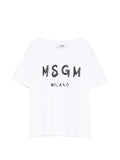 T-shirt in cotone a maniche corte