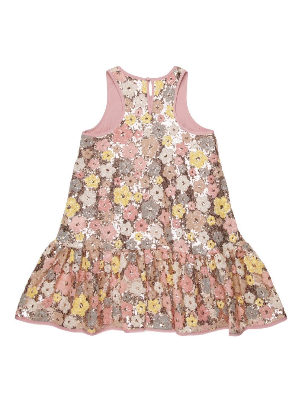 Abito con paillettes floreali volant N2109IN0480 0N321 N21 KIDS 