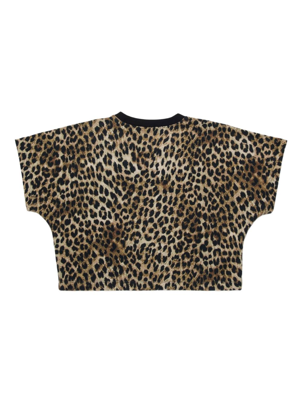 T-shirt stampa animalier con logo N210A9N0486 0N900 N21 KIDS 