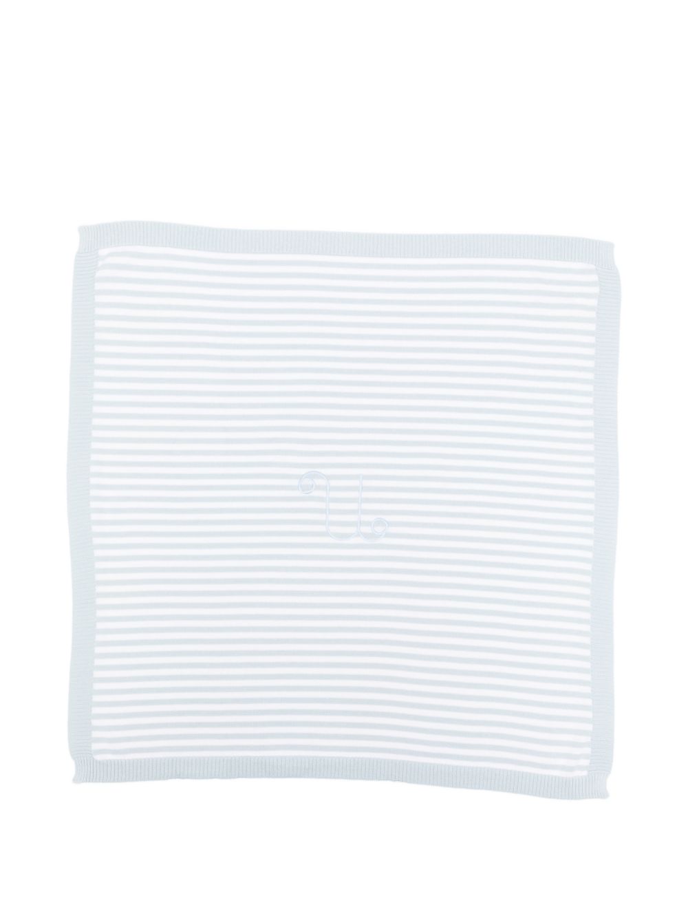 Copertina in cotone organico a righe E26008 AZZURRO NANAN KIDS 