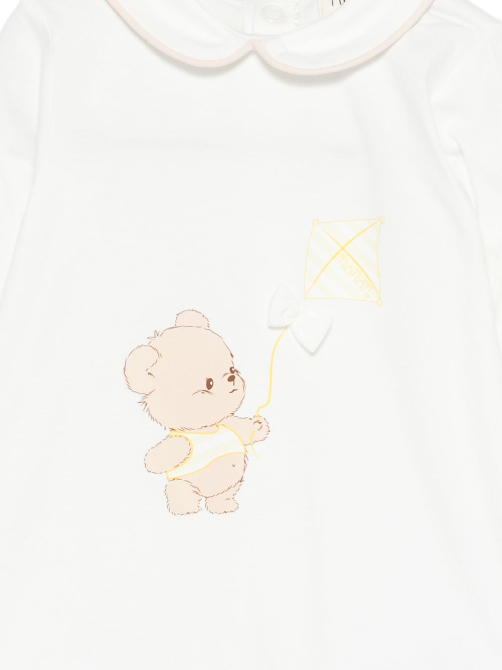 Tutina in cotone con piedini E26010 BIANCO NANAN KIDS 