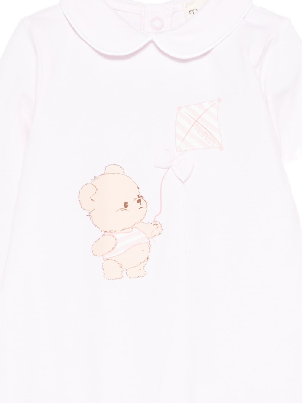 Tutina in cotone con piedini E26010 ROSA NANAN KIDS 
