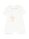 Tutina in cotone con colletto Peter Pan