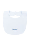 Bavetta in cotone con ricamo logo
