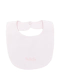 Bavetta in cotone con ricamo logo