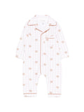 Tutina in cotone a quadri vichy con colletto