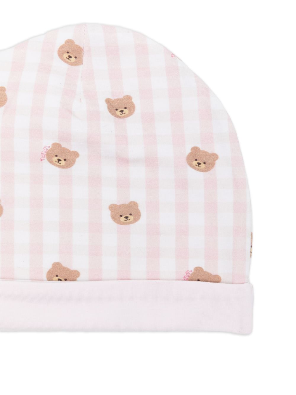 Berretto in cotone con orsi E26020 ROSA NANAN KIDS 
