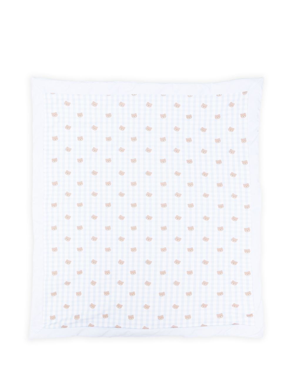 Copertina in cotone stampa orsi E26022 AZZURRO NANAN KIDS 