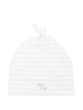 Cappello a righe in cotone con nodo