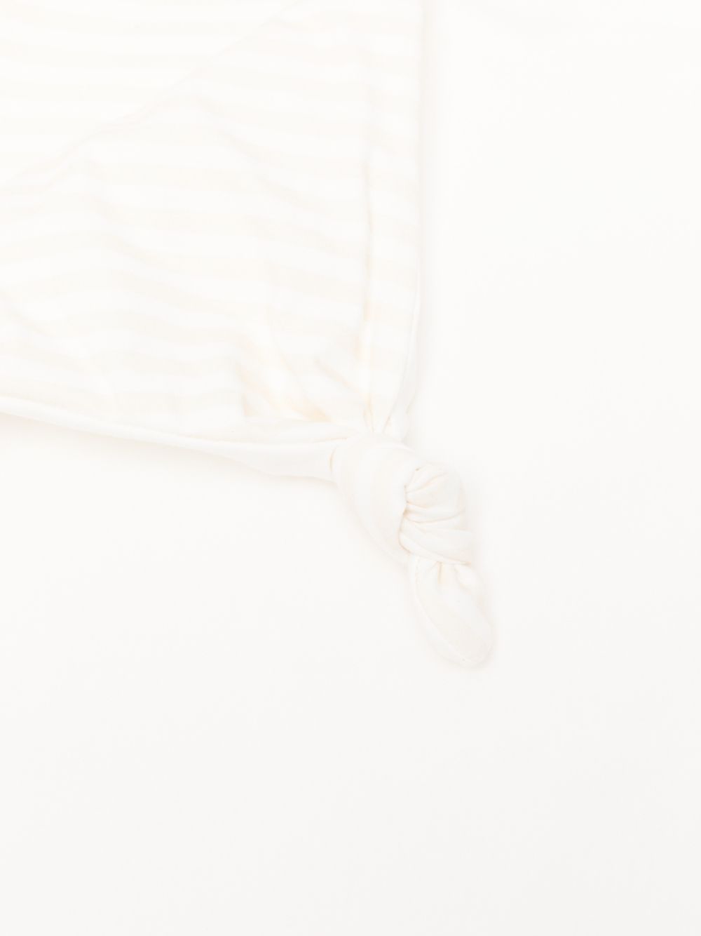 Fascia per capelli in cotone a righe con nodo E26108 BEIGE NANAN KIDS 