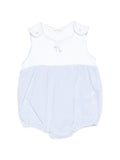 Tutina in cotone a righe con bottoni