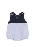 Tutina in cotone con righe