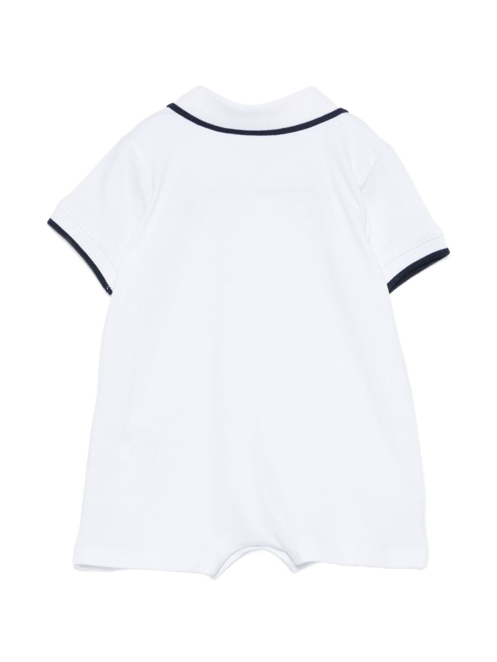 Pagliaccetto in cotone con orsetto E26171 BIANCO NANAN KIDS 
