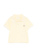 Polo in cotone con ricamo