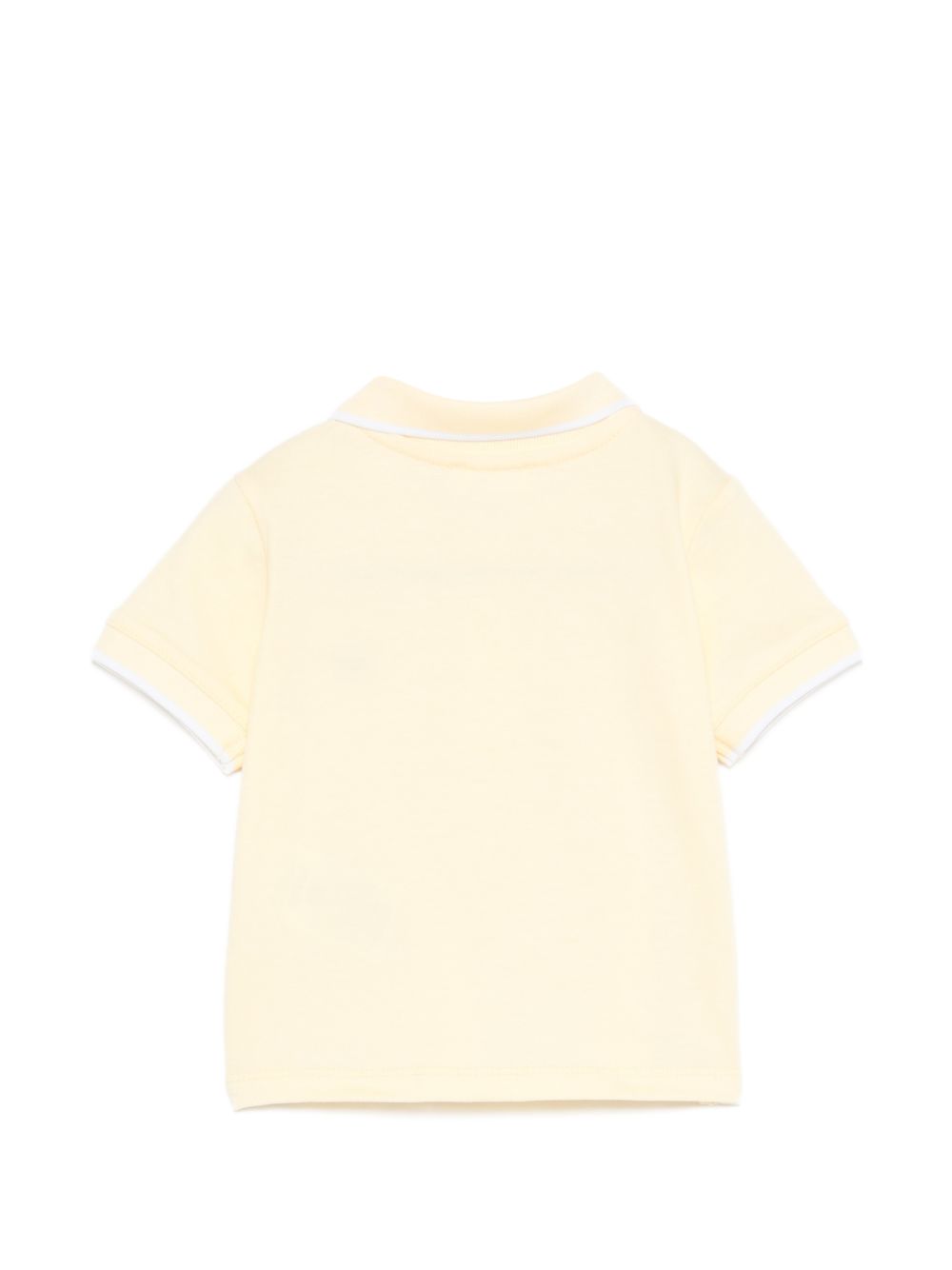 Polo in cotone con ricamo E26175 GIALLO NANAN KIDS 