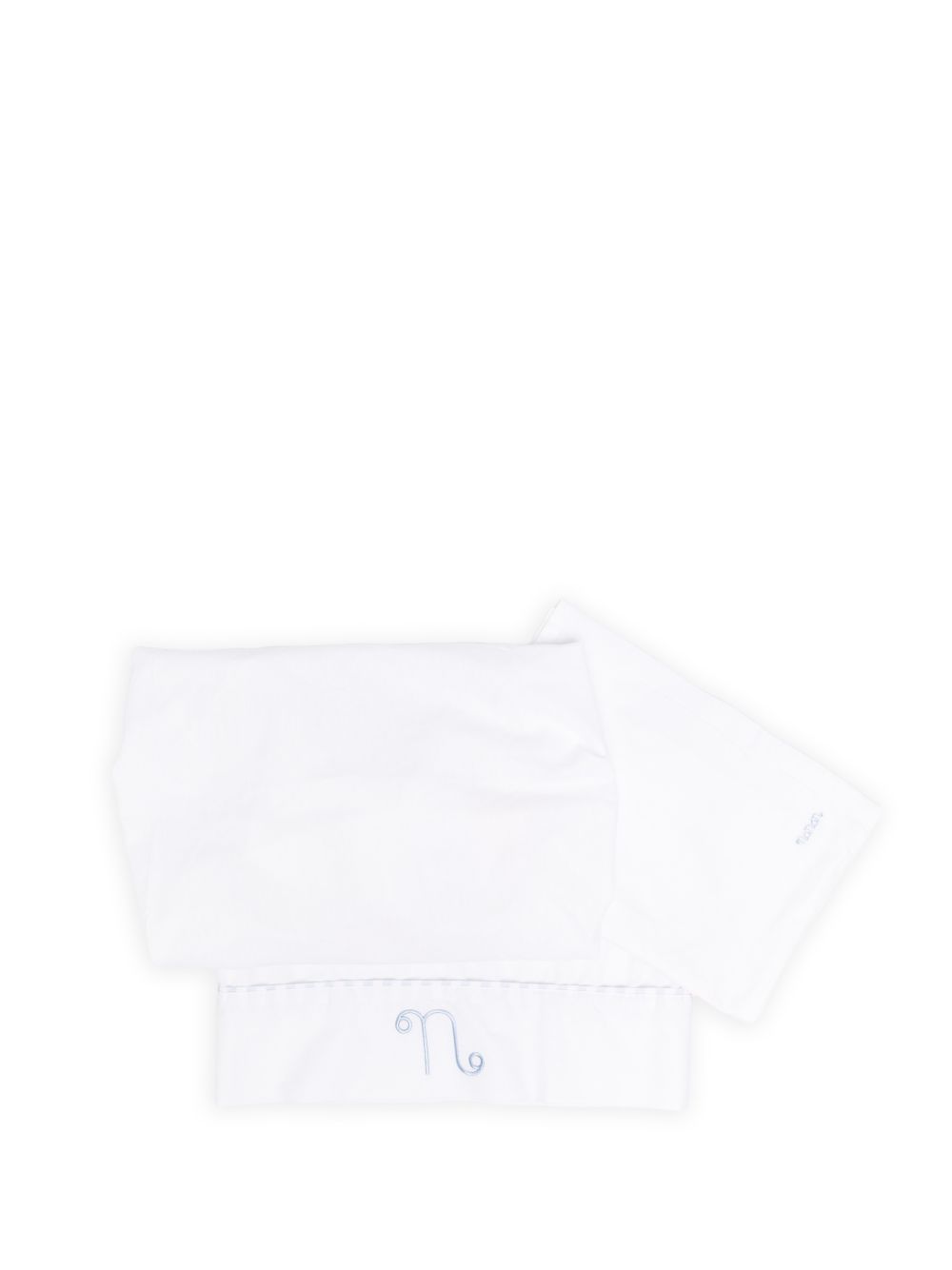 Set tre pezzi in cotone con ricamo E26407 AZZURRO NANAN KIDS 