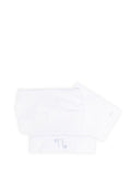 Set tre pezzi in cotone con ricamo